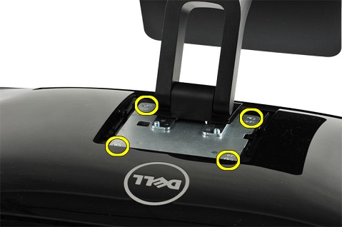 Removing the four screws