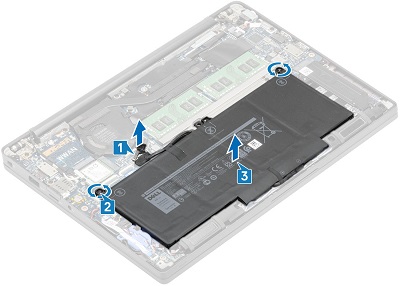 Entfernen der Batterie