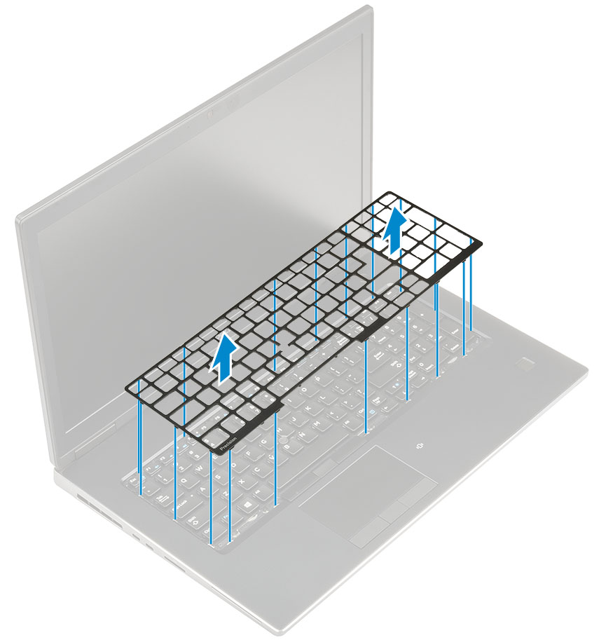 Sådan fjernes tastaturlisten