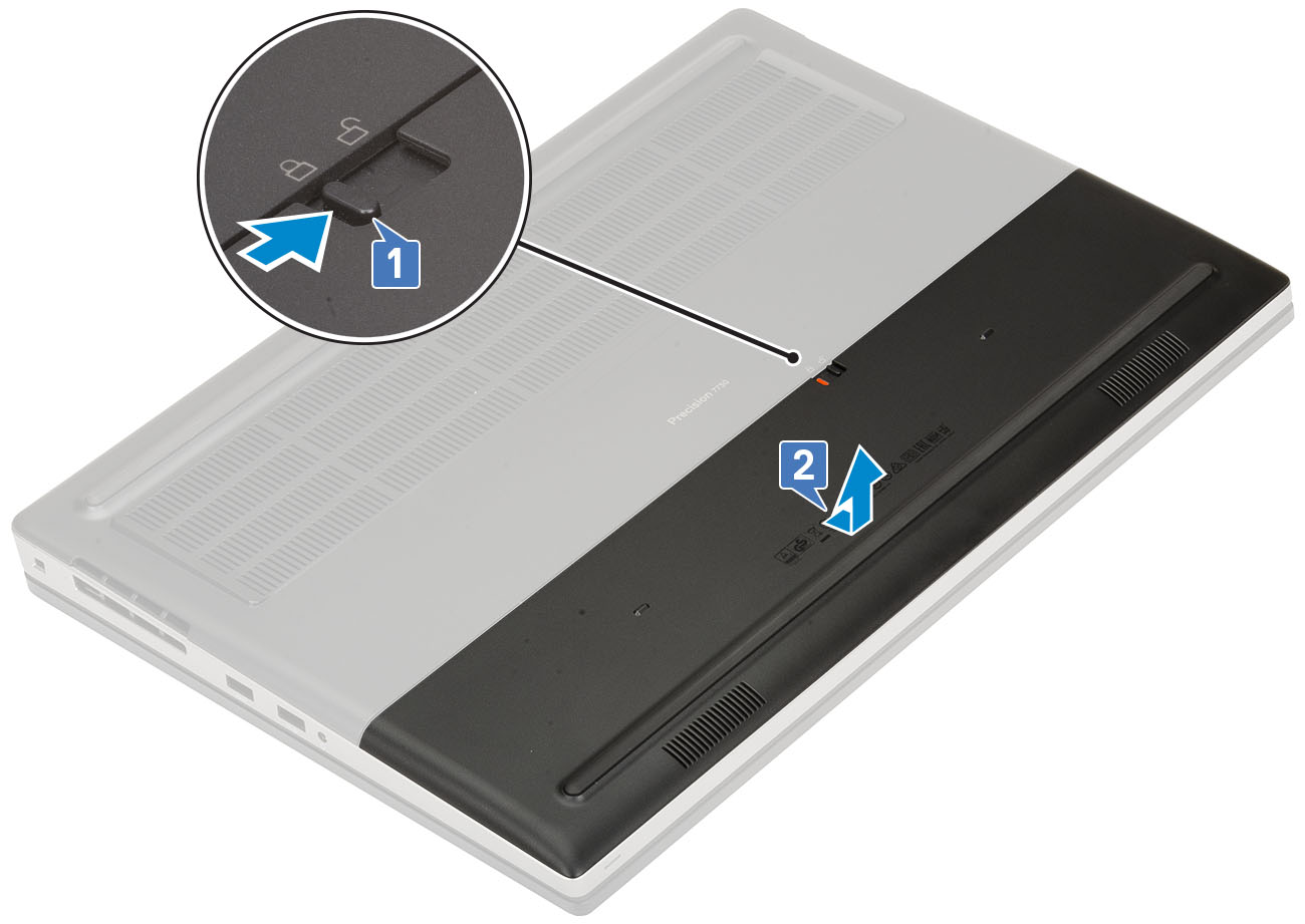 Pil kapağını çıkarma