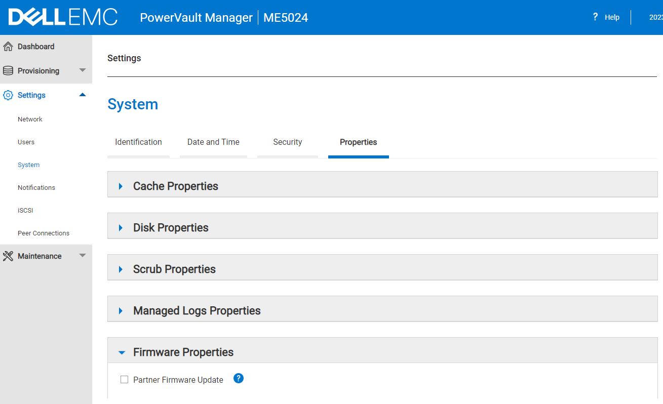 Emplacement PFU de PowerVault Manager.JPG