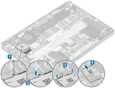 Wymontowywanie karty sieci WWAN