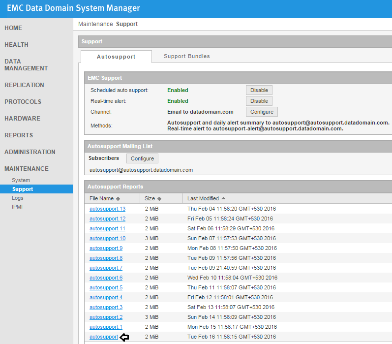 Data Domain: How to collect Autosupport Log - autosupport send | Dell UK