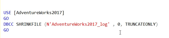 Microsoft SQL Server Shrinking Database Transaction Log | Dell US
