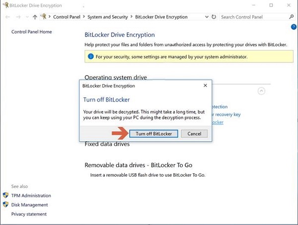 SLN305184_en_US__6Turn off BitLocker confirmation prompt