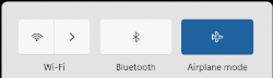 Windows 11 wireless airplane mode on