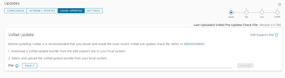 Screenshot showing the advisory report upload option