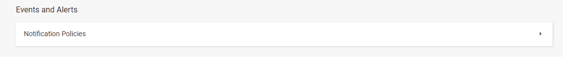 notifications policies
