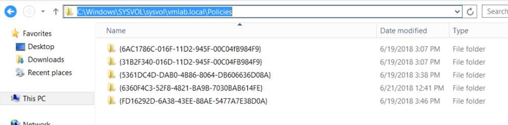 sysvol symlink on Windows