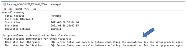 Microsoft SQL Server Summary.txt Log | Dell US