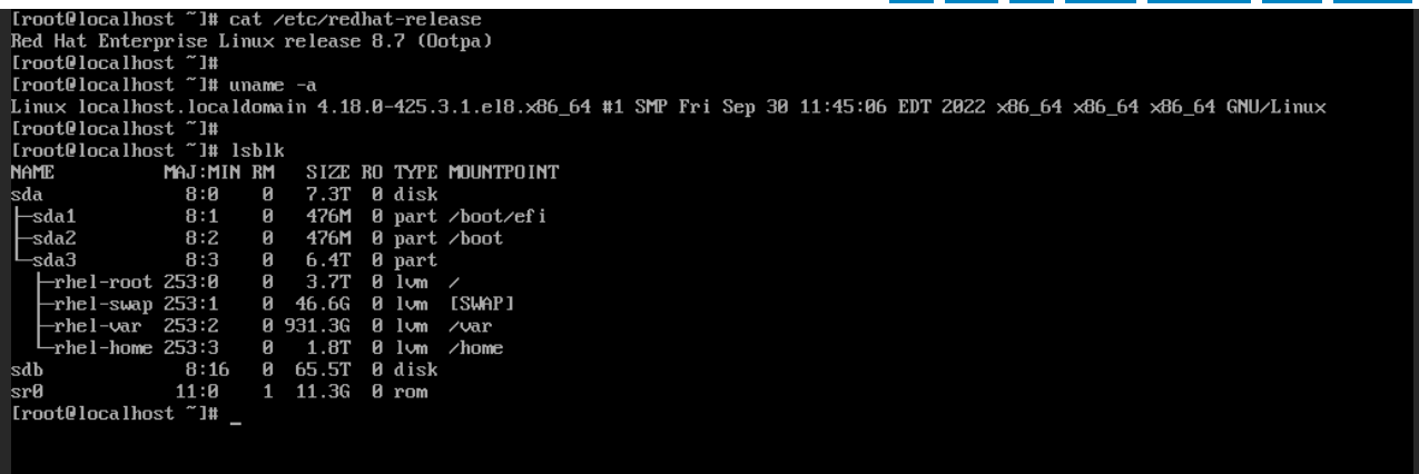 How to install Red Hat Enterprise Linux with a custom manual storage ...