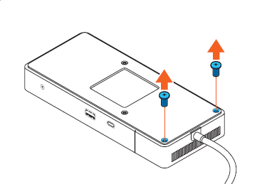 Выверните винты