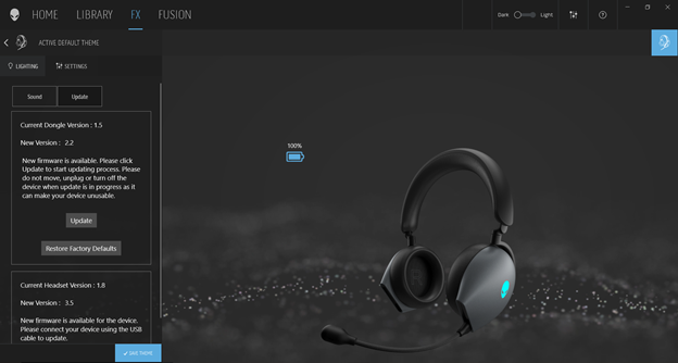 Connectiviteitsprobleem met Alienware Tri-Mode draadloze gamingheadset ...