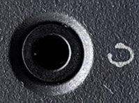 Icona della porta audio delle cuffie o delle cuffie