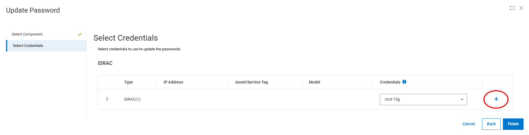 Créer de nouvelles informations d’identification
