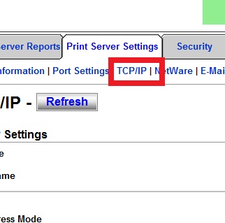 Click TCP/IP