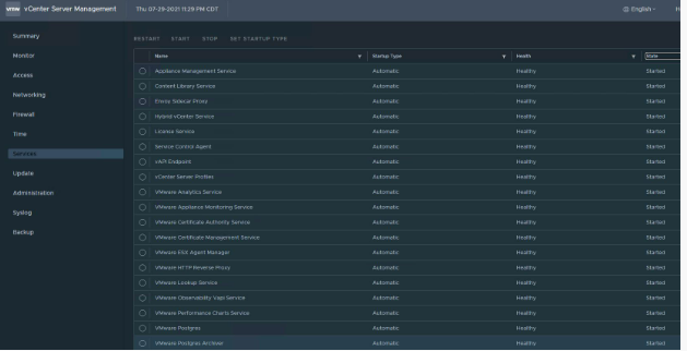 Validate Services are Started