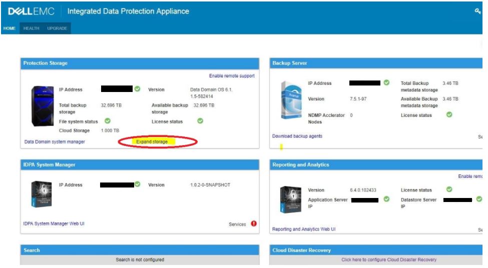 IDPA How to Expand Storage on DP4400 Dell US