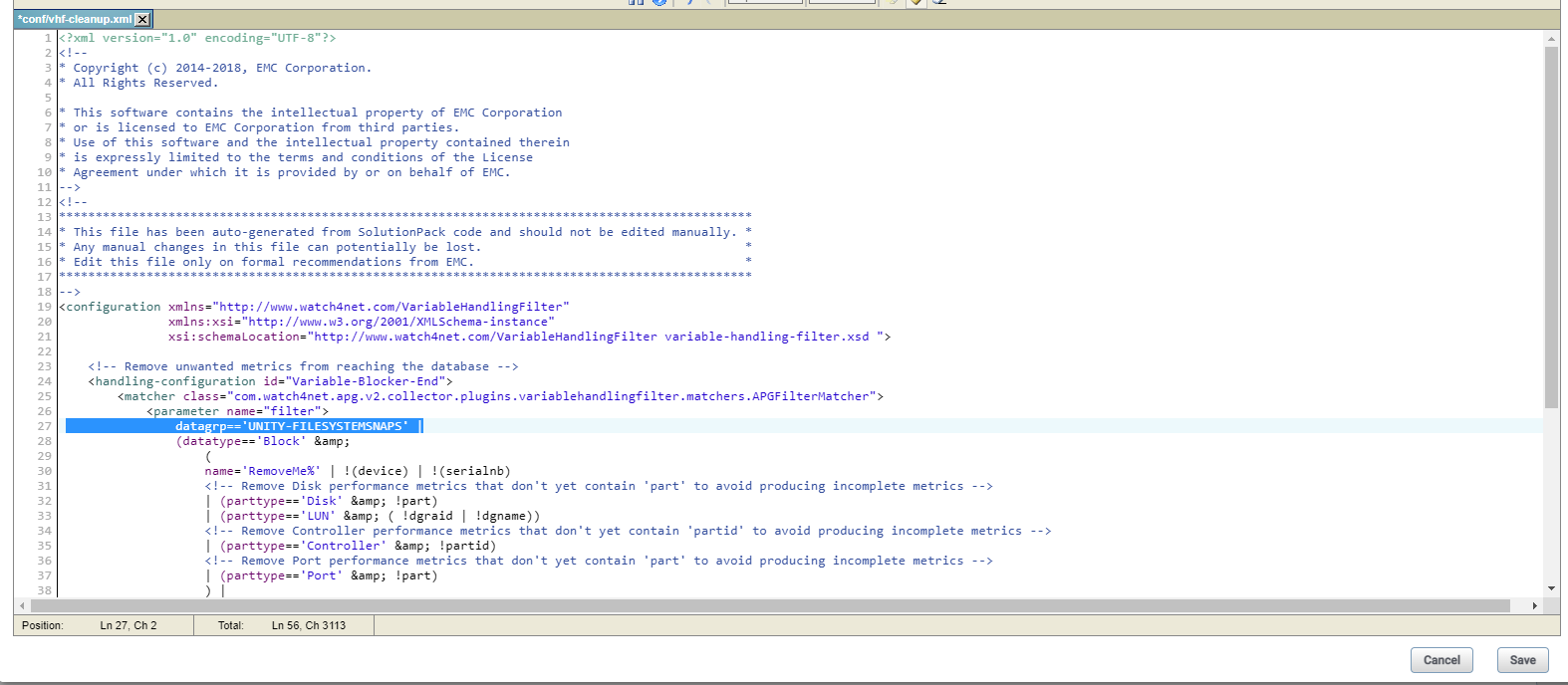 düzenlemeden sonra filesystem anlık görüntüsü değişikliği