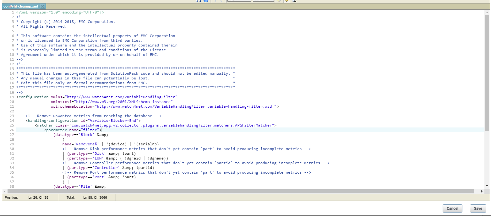 modifica della snapshot del file system
