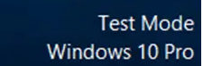 Водяной знак Test Mode