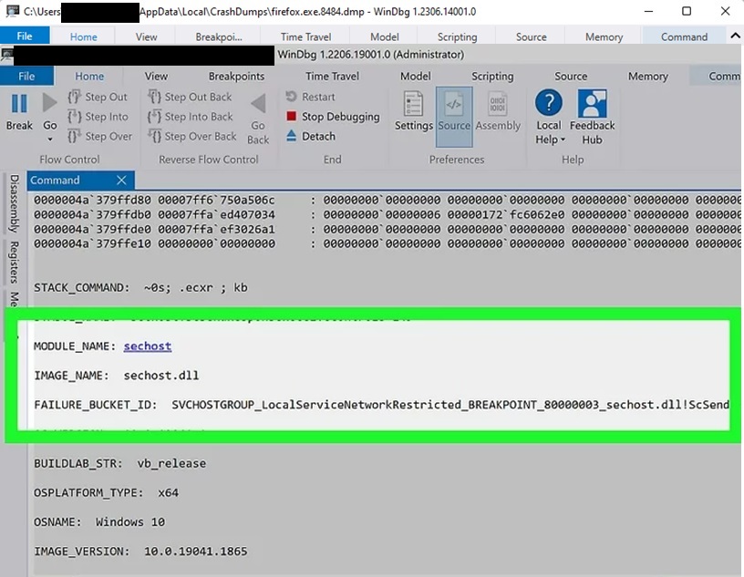 Przeglądanie analizy