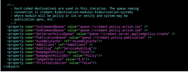Modification de StrictValidation de true à false
