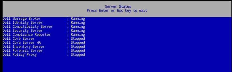 Inizio dell'avvio dei servizi