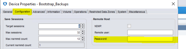 Open the Device Properties for the Device that the DD password was changed and enter the new (correct) password.