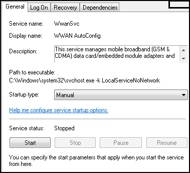 Windows 10 Device Service General