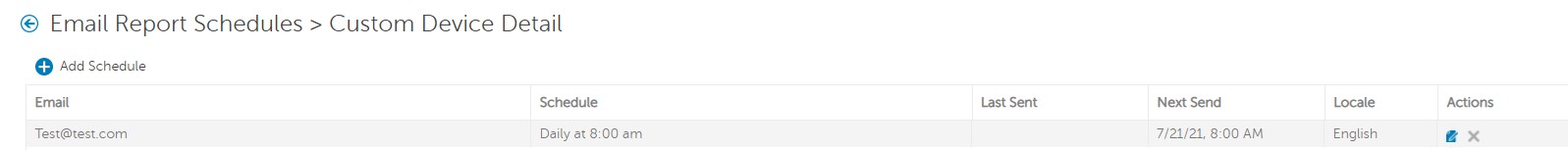 Bekræft, at rapporten er planlagt