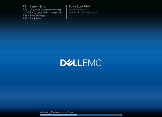 Dell POST Screen