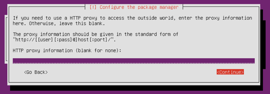 Ubuntu Installation - HTTP Proxy