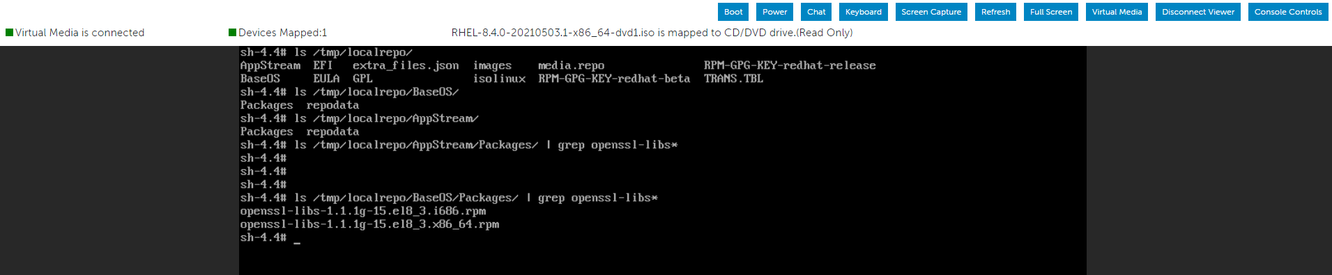 Come dimostrazione, sono riuscito a individuare il posto desiderato quando ho cercato i pacchetti RPM openssl-libs