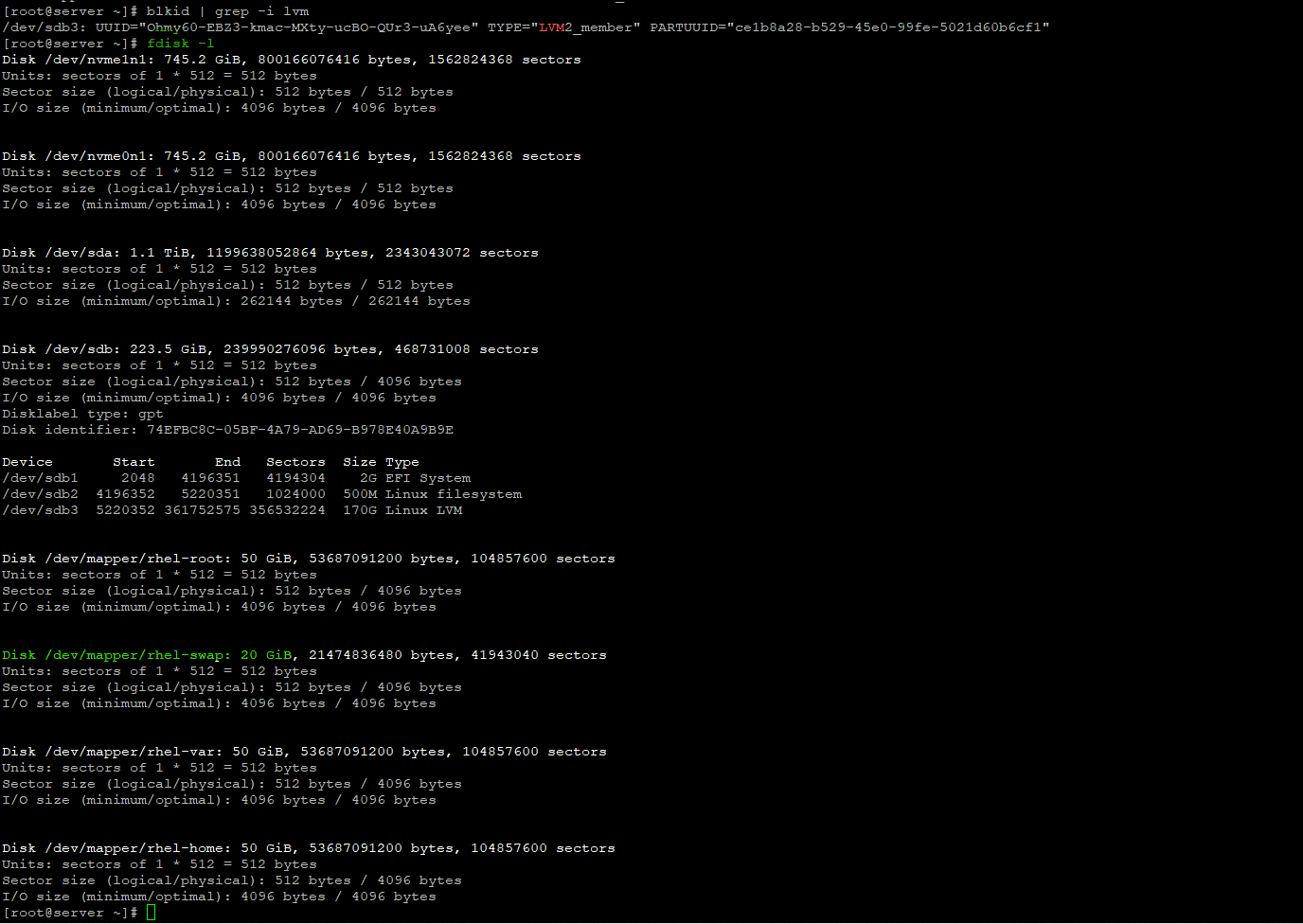 #fdisk -l