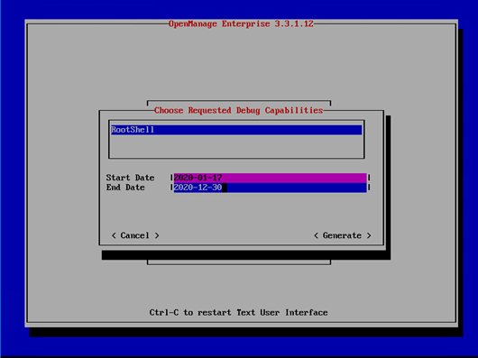  For security purpose, you will need to set an access period. After setting the start date and end date, click&nbsp;on "Generate"