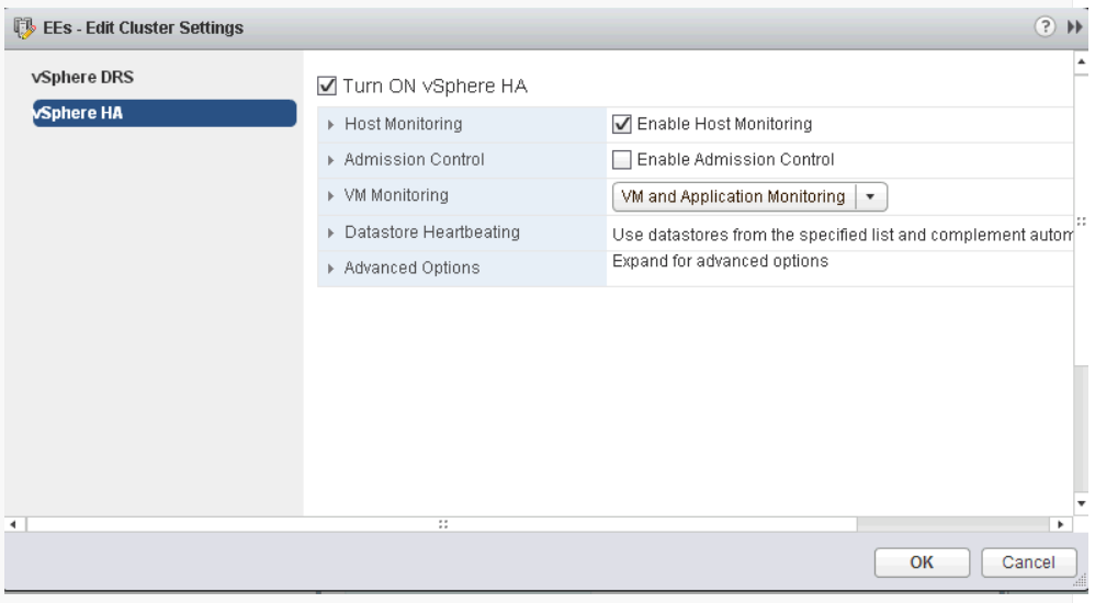 Edit cluster setting