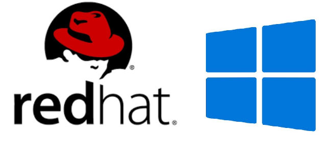 RHELおよびWindowsロゴ