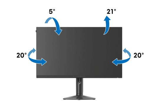 Alienware AW2724HFのMonitor_Tiltと回転