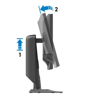 Alienware AW2724HFのMonitor_Pivot調整