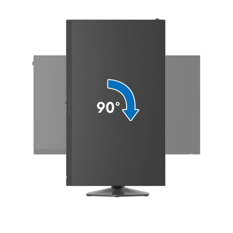 Alienware AW2724HF Monitor_Rotate時計回り