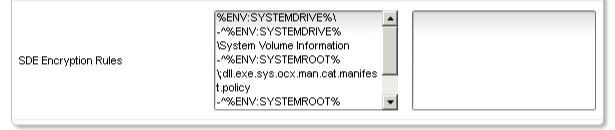SDE Encryption Rules