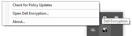 Dell Encryption example