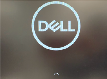 Screen stuck at Dell logo