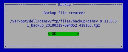 Backup created