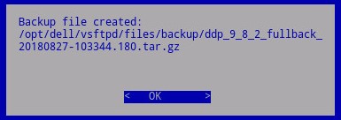 Backup erstellt