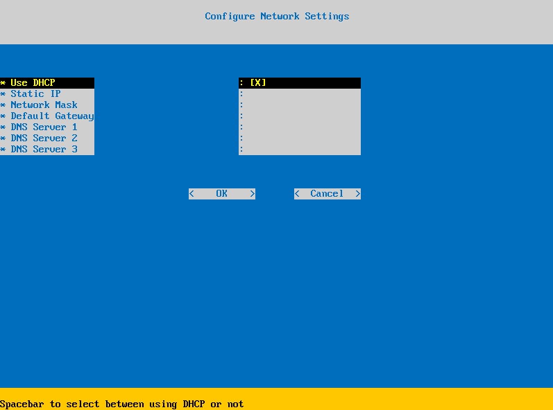 Configure Network Settings with DHCP