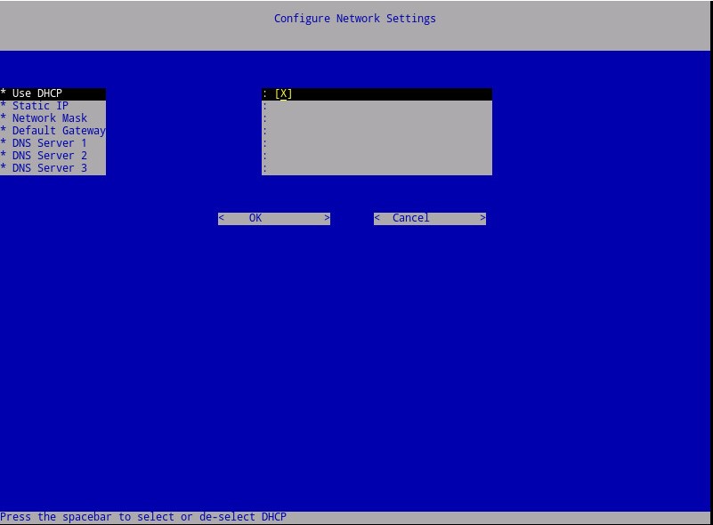 Configurar los ajustes de red con DHCP