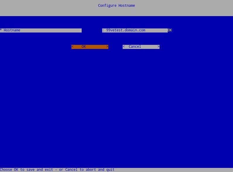 Configurar hostname