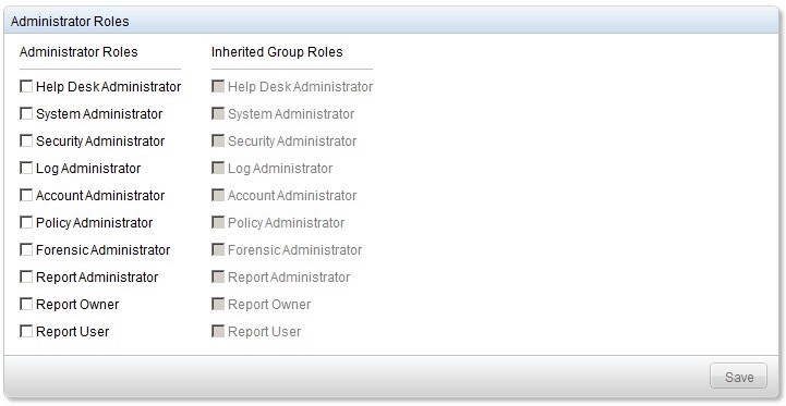 Administrator roles